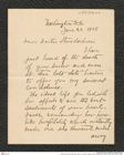 Nachlass Franz Steindachner, Brief von Harvey W. Wiley an Franz Steindachner (26.06.1905), Inv.Nr. 596.01, Seite 1